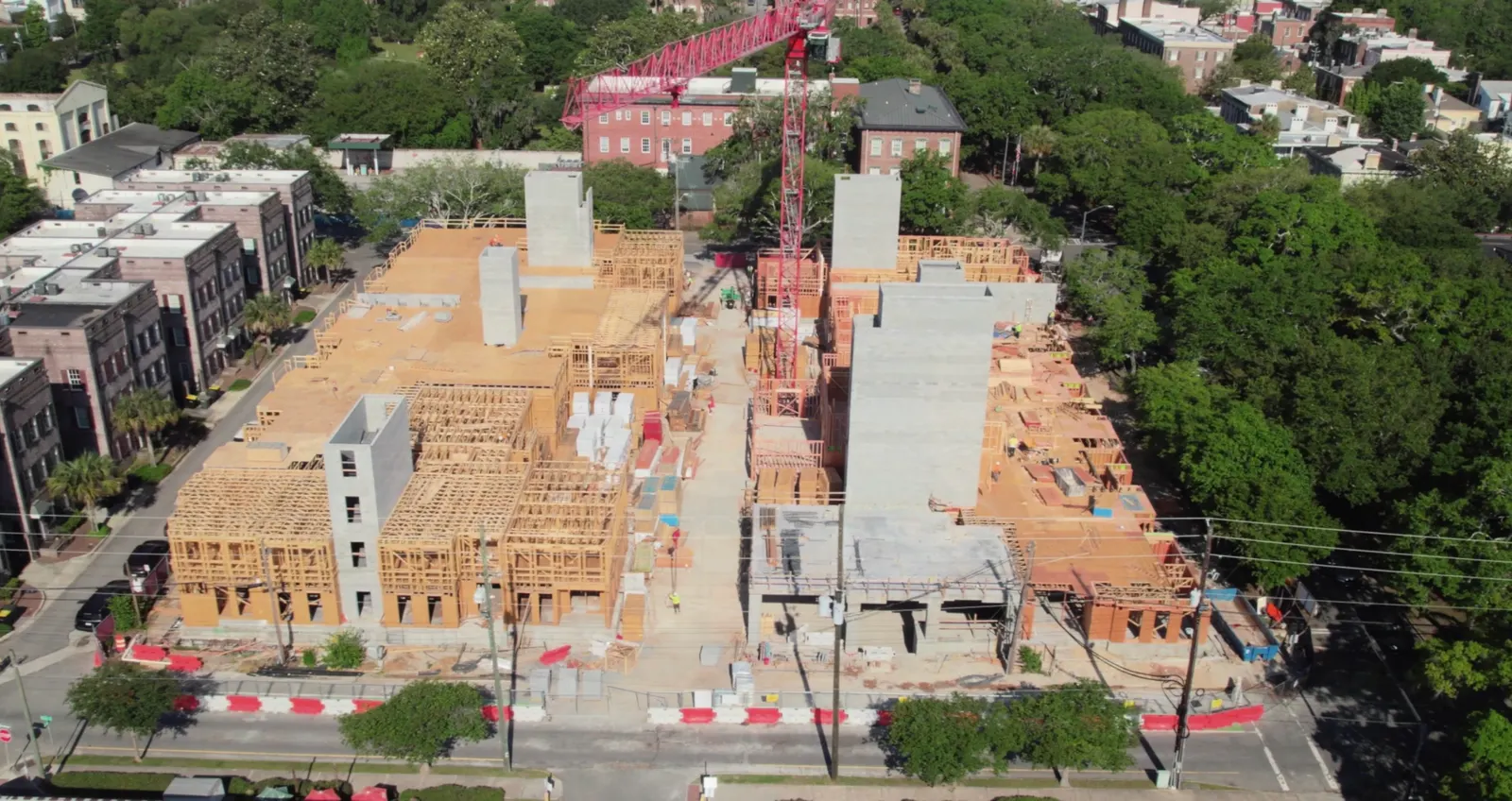 Capital Luxury Apartments, construction progress — Under One Sun aerial imagery