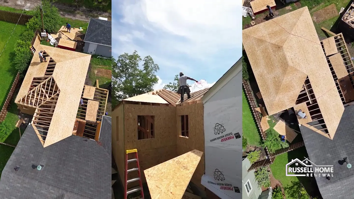 Russell H. Renew project montage — Under One Sun aerial imagery