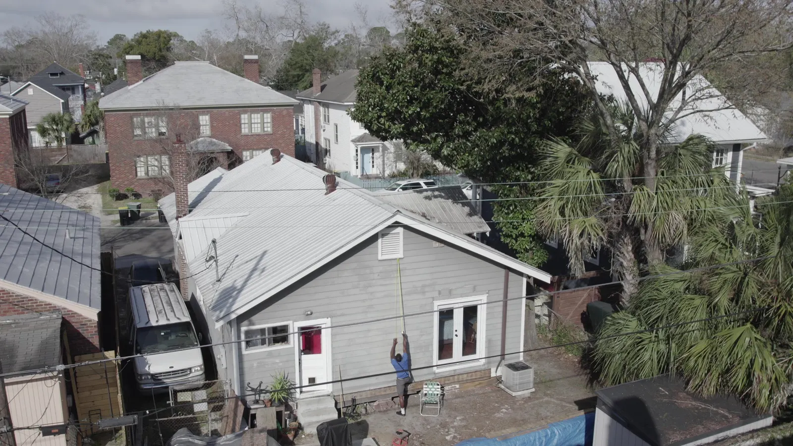 Measuring on site — Under One Sun residential design
