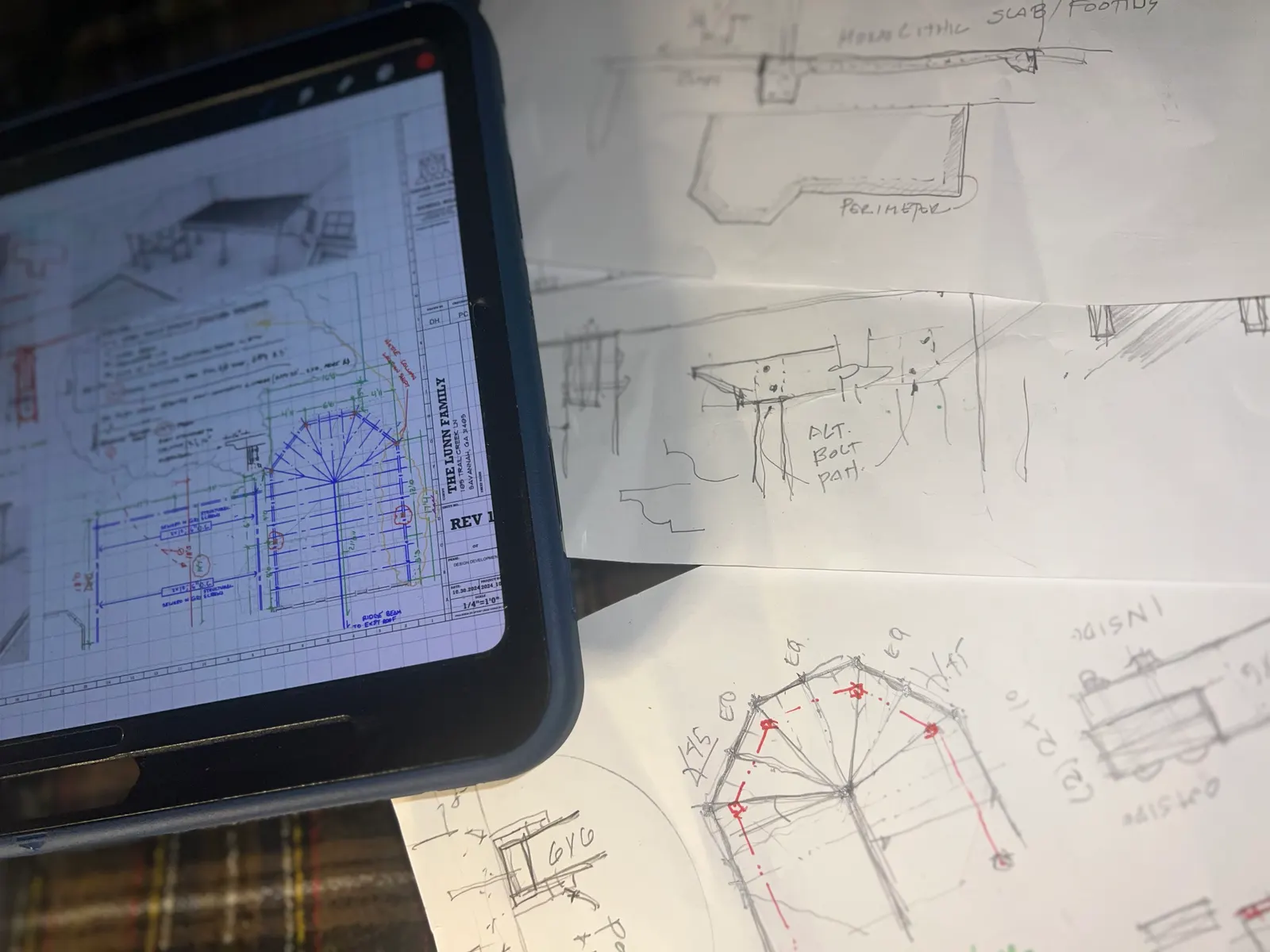 Residential design sketch — Under One Sun residential design