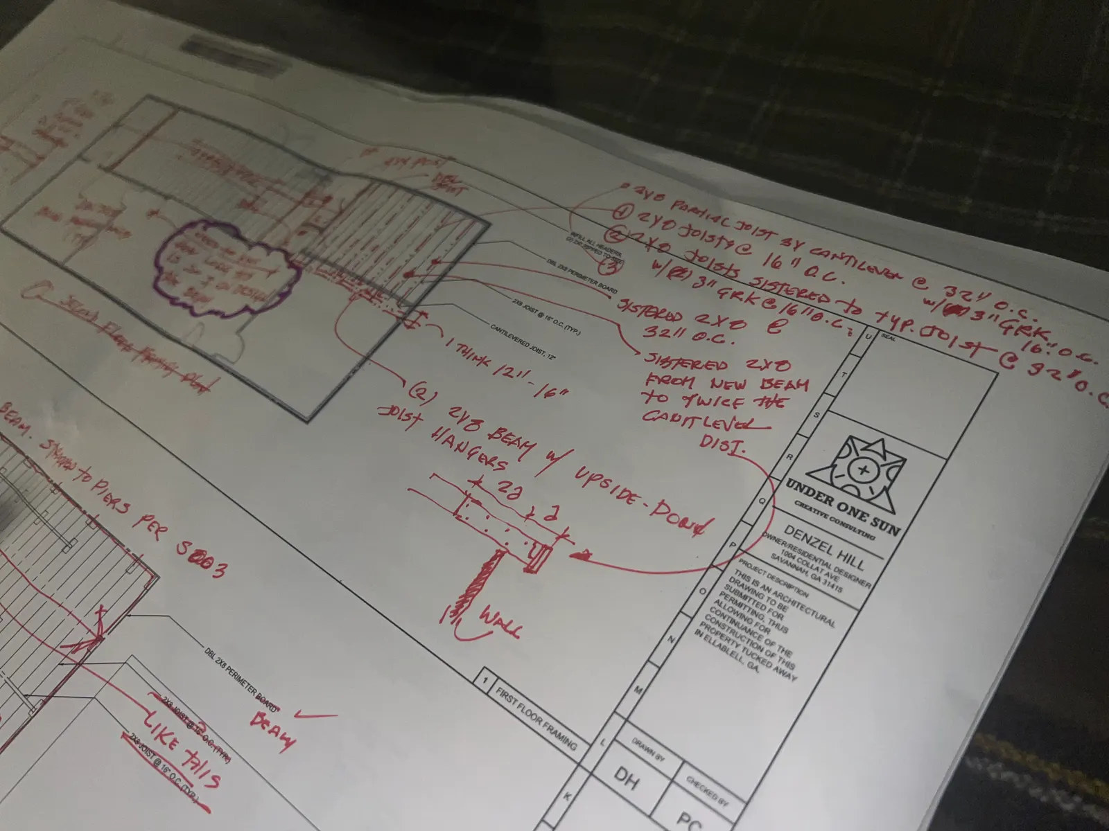 Residential design sketch — Under One Sun residential design