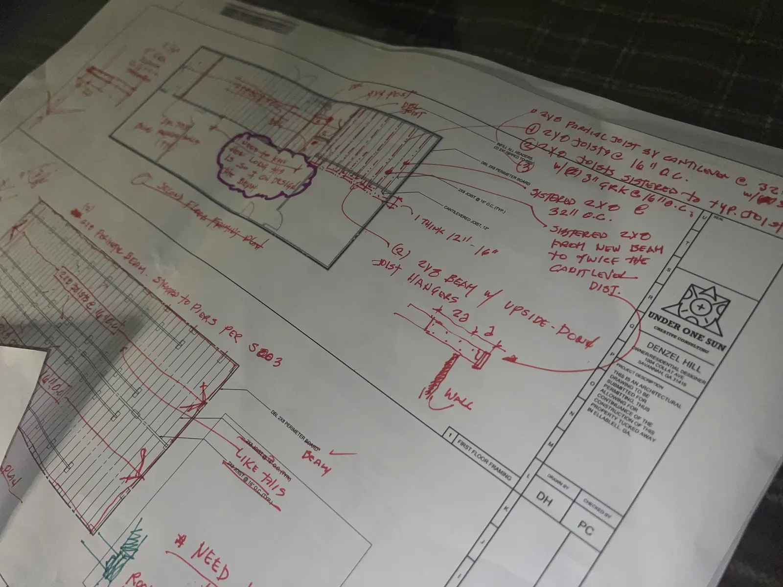 Residential design sketch — Under One Sun residential design
