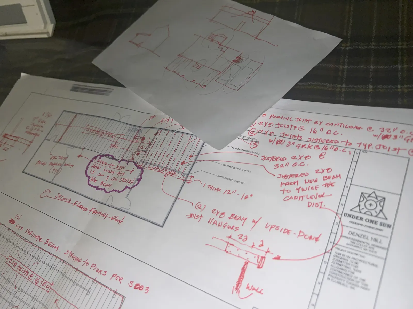 Residential design sketch — Under One Sun residential design