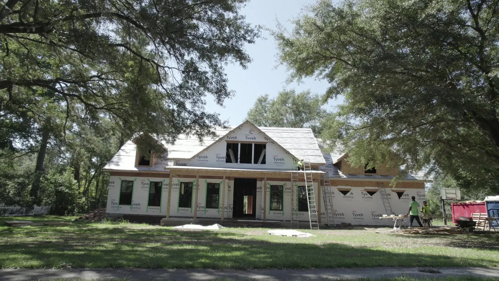 The Black Residence, framed and wrapped — Under One Sun residential design
