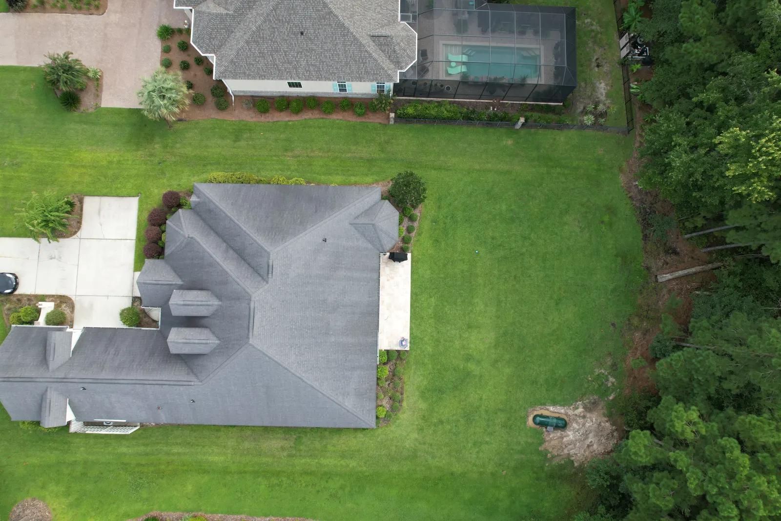 Trail Creek, top-down before image — Under One Sun residential design