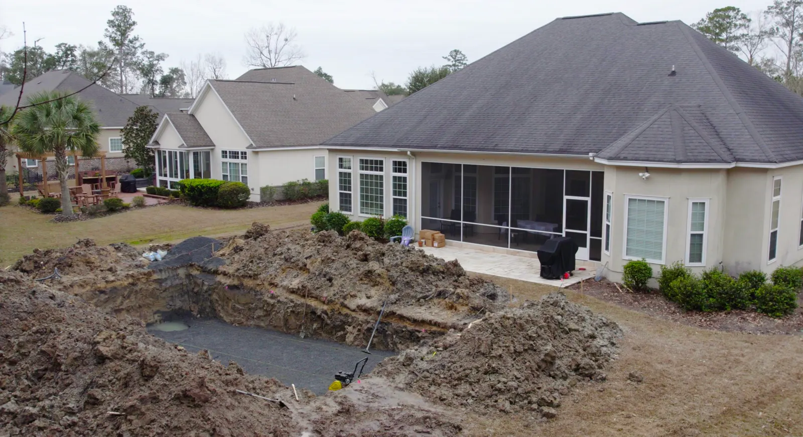 Trail Creek, start of construction — Under One Sun residential design